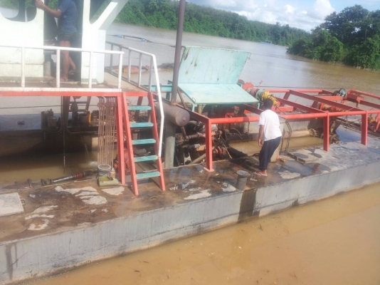 ขายเรือดูดทรายพร้อมหัวเจาะ