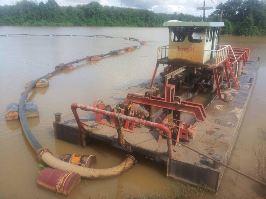ขายเรือดูดทรายพร้อมหัวเจาะ