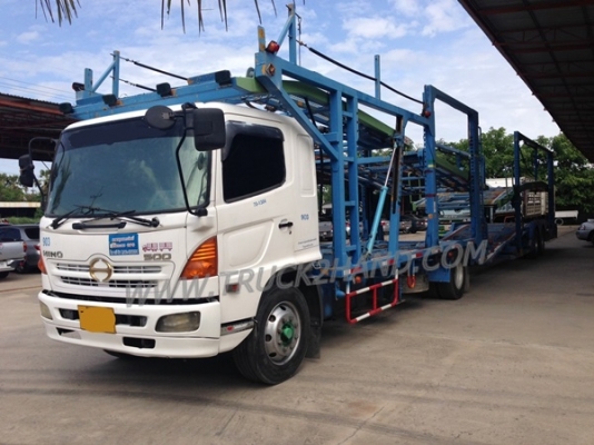 รถเทเลอร์บรรทุกรถยนต์  ยี่ห้อ HINO 212 แรงม้า  ปีจดทะเบียน 2547