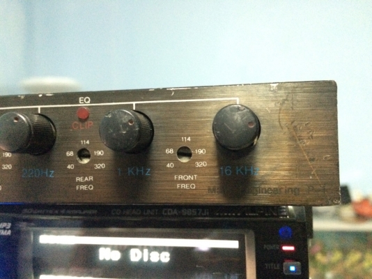 ปรี CRITICAL MASS Engineer P1 4แบน CROSSOVER Made in USA เสียงไม่ต้องพูดถึง ค่ายนี้ไม่ทำให่ผิดหวัง มือ2