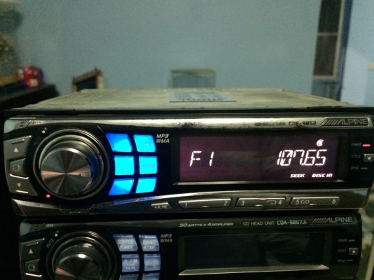 Alpine CDE-9852 MP3-RW CD-RW FMคลื่นไทย เครื่องศูนย์Mtech ปรีเอ้า1ชุด มือ2 Alpine CDE-9852 MP3-RW CD-RW FMคลื่นไทย เครื่องศูนย์Mtech ปรีเอ้า1ชุด มือ2