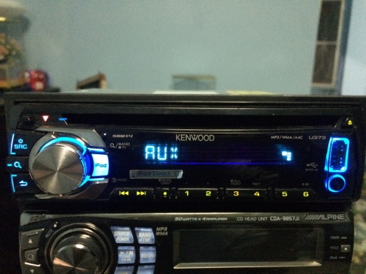 KENWOOD U373 USB IPOD MP3-RW CD-RW AUX ปรีเอ้า1ชุด สภาพสวย มือ2 ญี่ปุ่น