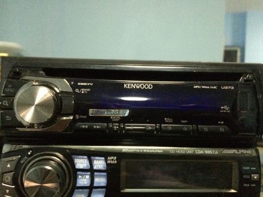 KENWOOD U373 USB IPOD MP3-RW CD-RW AUX ปรีเอ้า1ชุด สภาพสวย มือ2 ญี่ปุ่น
