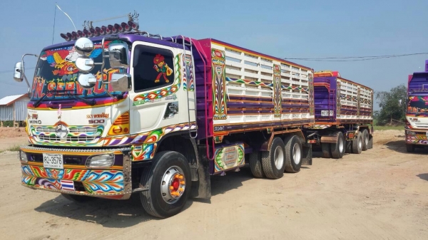 ขายรถบรรทุก 22 ล้อ พ่วงแม่ลูก-ดั๊มพ์  ยี่ห้อ NINO MEGA FM1A ซีรี่ 500/344 แรงม้า ปี 2554 ( เจ้าของขายเอง ไม่รับนายหน้า )