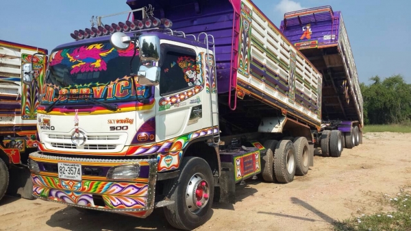 ขายรถบรรทุก 22 ล้อ พ่วงแม่-ลูกดั๊มพ์  ยี่ห้อ NINO MEGA FM1A ซีรี่ 500/344 แรงม้า ปี 2554 ( เจ้าของขายเอง ไม่รับนายหน้า )