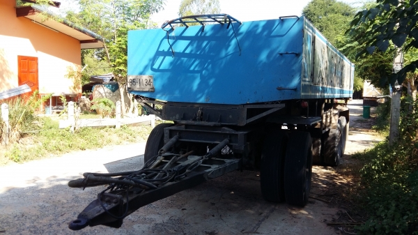 ขาย295000บาท ลูกพ่วงดั้ม 3เพลาา คาถูก เอกสารพร้อมโอน