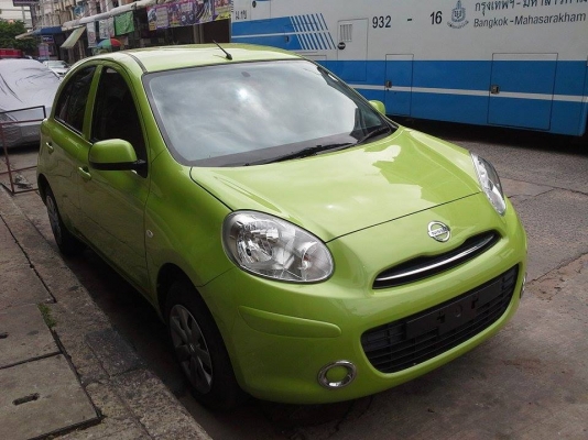 ขายนิสสัน มาร์ช MARCH ปี2012 เกียร์ออโต้