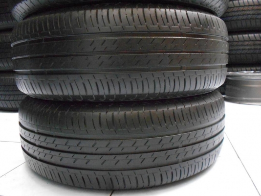 ยาง Bridgestone Ecopia 195/60/16 ผลิตปี 2014 ดอกสวย พร้อมใช้ 1 ชุด 3,800.- /ใส่ ถ่วงฟรีค่ะ