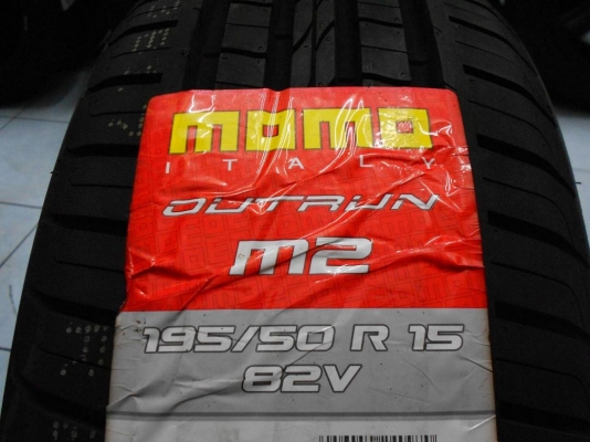 ยางใหม่ Momo M2 195/50/15 ผลิตปลายปี 2014 ราคา 5,000.- /ชุด ใส่ ถ่วงฟรีค่ะ