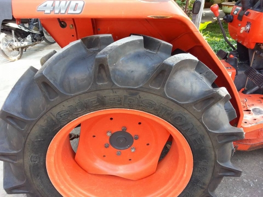 นางฟ้า...มาแล้ว..คูโบต้า L3408 4 WD พร้อมใบมีดดันหน้า..รถไร่เดิมๆออกจากไร่มัน