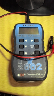 เครื่องตรวจหาสายขาดหนูกัดสายแบบ TDR Bi Communications TX2002 ผลิตในยุโรป วัดได้3.5กิโลเมตร เครื่องตรวจหาสายขาดหนูกัดสายแบบ TDR Bi Communications TX2002 ผลิตในยุโรป วัดได้3.5กิโลเมตร