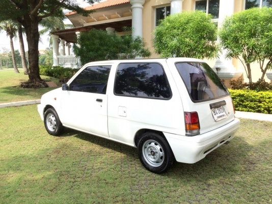 ขาย. Daihatsu mira mint ปี97 แท้เครื่องหัวฉีด660ccเกียร์ ธรรมดา สีขาวมุก ทำใหม่ นอก ใน สวยๆ ภายในหุ้มใหม่. ช่วงล่างทำมาใหม่. แบตใหม่ 7/9/58 ยางใหม่ ปี15ต้นปี. เพิ่งเปลียน รถสวย พร้อมใช้งาน. ประหยัดน้ำมัน. หาทีจอดรถง่าย. เบาะด้านหลังพับ เก็บของได้เยอะครับ.