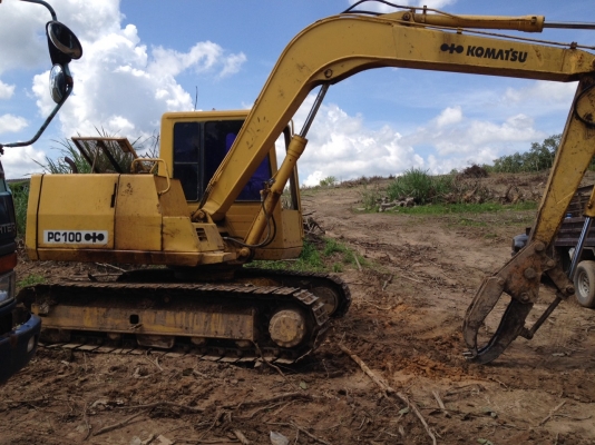 ขายรถแบคโฮ KOMATSU PC100-5 ระบบไฟเต็ม ไม่มีเอกสาร ราคา 600000