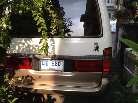 ขาย รถตู็TOYOTA SUPER CUSTOM  เครื่อง 3S  2,000 cc.  ออโต้  กระจกไฟฟ้า