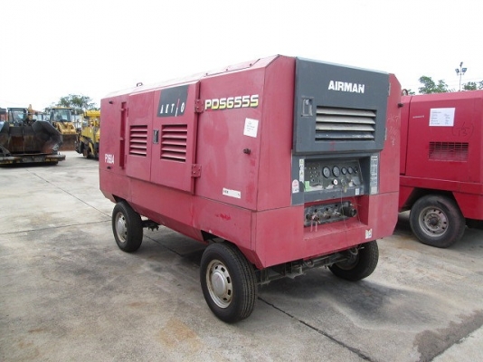 ขายเครื่องลม COMPRESSOR ยี่ห้อ AIRMAN รุ่น PDS655S ปี 2001 มือสองนำเข้าจากญี่ปุ่น ขายเครื่องลม COMPRESSOR ยี่ห้อ AIRMAN รุ่น PDS655S ปี 2001 มือสองนำเข้าจากญี่ปุ่น