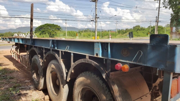 ขาย หางเทนเลอร์พื้นเรียบ 3 คาน ยาว 12 เมตร อู่ PANUS สภาพสวยพร้อมใช้ ยางเรเดียลเต็ม ทะเบียนพร้อมโอนครับ ขาย หางเทนเลอร์พื้นเรียบ 3 คาน ยาว 12 เมตร อู่ PANUS สภาพสวยพร้อมใช้ ยางเรเดียลเต็ม ทะเบียนพร้อมโอนครับ