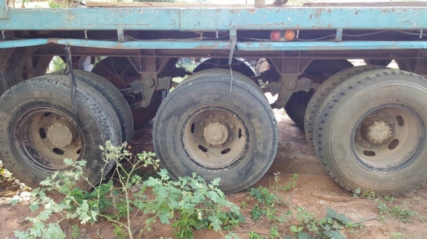 ขายหางเทนเลอร์พื้นเรียบ 3 คาน ยาว 12 เมตร อู่ PANUS ยางเรเดียลเต็ม ทะเบียนพร้อมโอนครับ ขายหางเทนเลอร์พื้นเรียบ 3 คาน ยาว 12 เมตร อู่ PANUS ยางเรเดียลเต็ม ทะเบียนพร้อมโอนครับ