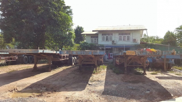 ขายหางเทนเลอร์พื้นเรียบ 3 คาน ยาว 12 เมตร อู่ PANUS ยางเรเดียลเต็ม ทะเบียนพร้อมโอนครับ ขายหางเทนเลอร์พื้นเรียบ 3 คาน ยาว 12 เมตร อู่ PANUS ยางเรเดียลเต็ม ทะเบียนพร้อมโอนครับ