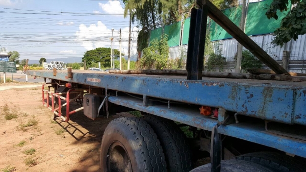 ขายหางเทนเลอร์พื้นเรียบ 3 คาน ยาว 12 เมตร อู่ PANUS ยางเรเดียลเต็ม ทะเบียนพร้อมโอนครับ ขายหางเทนเลอร์พื้นเรียบ 3 คาน ยาว 12 เมตร อู่ PANUS ยางเรเดียลเต็ม ทะเบียนพร้อมโอนครับ