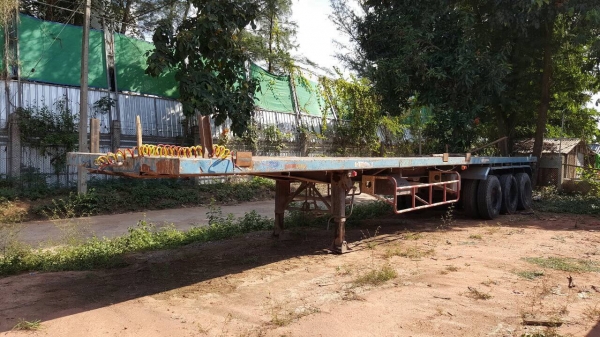 ขายหางเทนเลอร์พื้นเรียบ 3 คาน ยาว 12 เมตร อู่ PANUS ยางเรเดียลเต็ม ทะเบียนพร้อมโอนครับ ขายหางเทนเลอร์พื้นเรียบ 3 คาน ยาว 12 เมตร อู่ PANUS ยางเรเดียลเต็ม ทะเบียนพร้อมโอนครับ