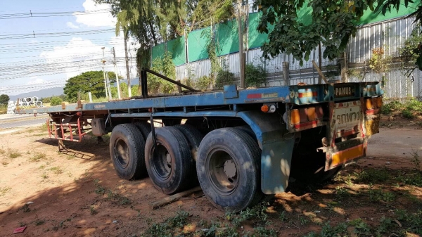 ขายหางเทนเลอร์พื้นเรียบ 3 คาน ยาว 12 เมตร อู่ PANUS ยางเรเดียลเต็ม ทะเบียนพร้อมโอนครับ ขายหางเทนเลอร์พื้นเรียบ 3 คาน ยาว 12 เมตร อู่ PANUS ยางเรเดียลเต็ม ทะเบียนพร้อมโอนครับ