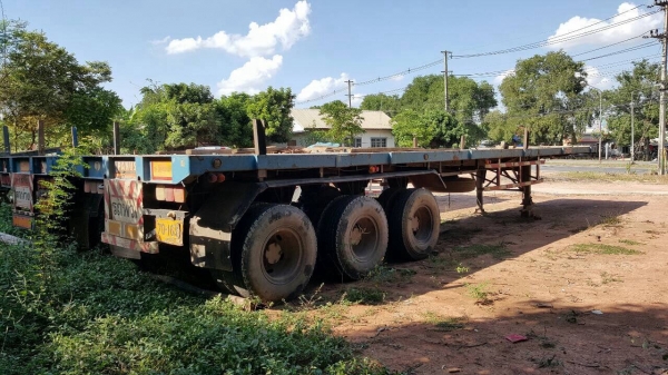 ขายหางเทนเลอร์พื้นเรียบ 3 คาน ยาว 12 เมตร อู่ PANUS ยางเรเดียลเต็ม ทะเบียนพร้อมโอนครับ