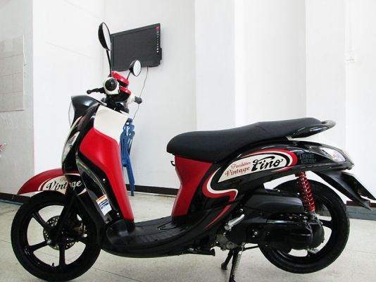 ขาย New Fino Fi ตัว TOP ล้อแม็ค ปี 2015 ไมล์แท้ 4942 กม ลายใหม่ล่าสุด รถผู้หญิงใช้ เครื่องหัวฉีดประหยัดน้ำมัน สภาพสวยเดิมๆ