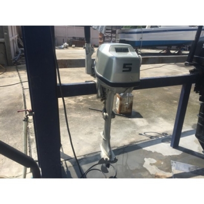 ขายเครื่องเรือเร็ว Honda 5แรงม้า 4จังหวะ มือสองจากญี่ปุ่น ไม่เคยใช้ในไทยมาก่อน