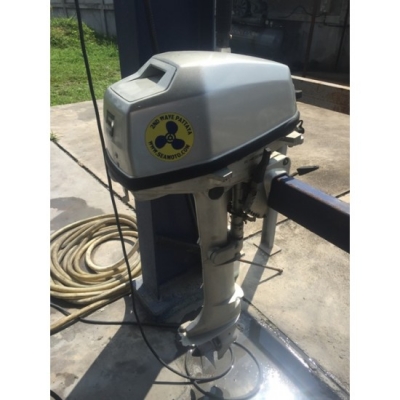 ขายเครื่องเรือเร็ว Honda 5แรงม้า 4จังหวะ มือสองจากญี่ปุ่น ไม่เคยใช้ในไทยมาก่อน