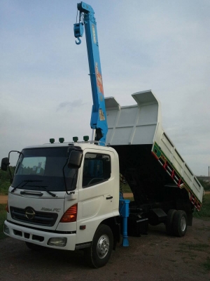HINO 6 ล้อ MECA 175 แรง ดั้ม พร้อมเครน3.5ตัน 5เหลี่ยม (ขาสลับ) สภาพสวยพร้อมใช้ ขาย 980,000 บาท (ศุภากร 081-1903107 , 081-4252943)