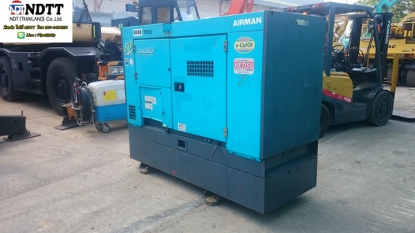 AIRMAN SDG60S 12999ชม. ปี2008 เครื่องปั่นไฟเก่าญี่ปุ่นไม่เคยใช้งานในไทยครับ