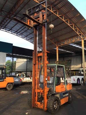 Toyota 5FD35-13576 ยกได้3.5ตัน,เสายกสูง4.0เมตร,งาสไลด์ได้,เครื่องยนต์11zดีเซล,เกียร์คลัช,ชั่วโมงทำงาน_7,576_ สภาพดีมาก