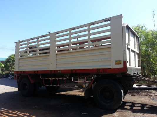 ขายลูกพ่วง  2เพลา ไม่ดั้ม ยาว6.50เมตร