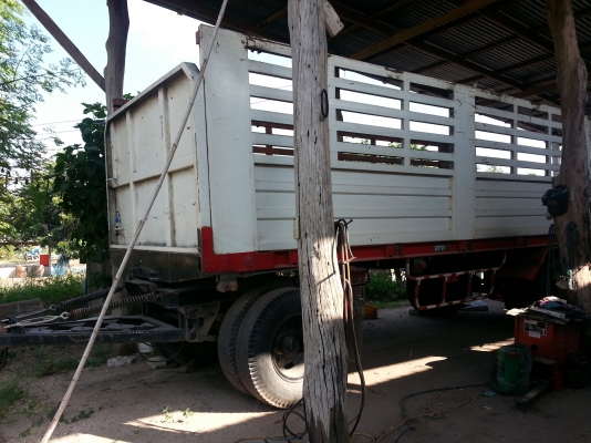 ขายลูกพ่วง  2เพลา ไม่ดั้ม ยาว6.50เมตร