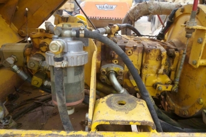 รถบดสั่นเสทือน SAKAI SV512D -2เพลาเปลือกเดียวใช้งาน6500ช.มเครื่องISUZU