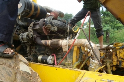 รถบดสั่นเสทือน SAKAI SV512D -2เพลาเปลือกเดียวใช้งาน6500ช.มเครื่องISUZU