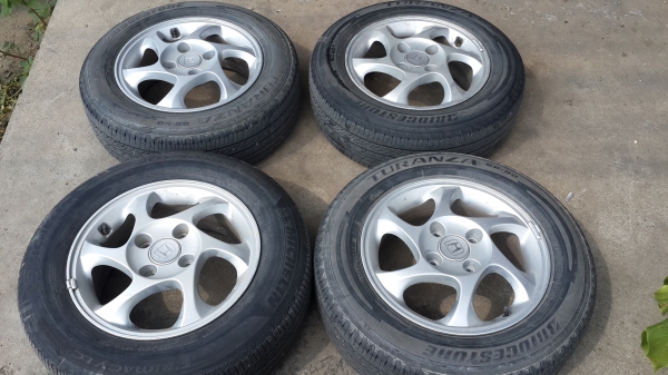 ล้อเดิม Honda Accord 4รู114 แถมยาง พร้อมใช้งาน