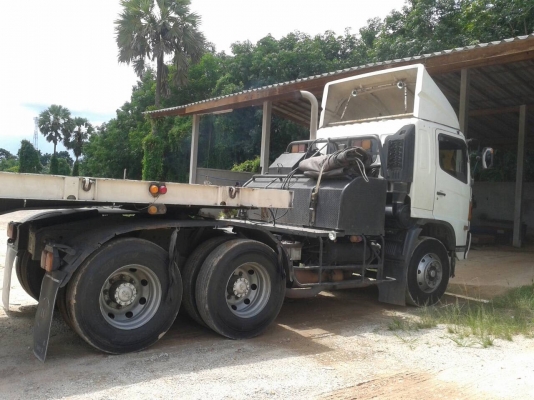 18ล้อหัว-หาง...320แรงปี47HINO FM2PKPACและหางพื้นเรียบSMM..2คาน. รถสวยมาก เดิมๆยางเต็มทั้งหัวหาง...