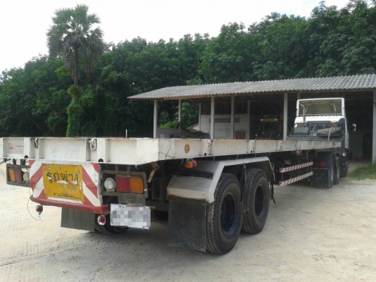 18ล้อหัว-หาง...320แรงปี47HINO FM2PKPACและหางพื้นเรียบSMM..2คาน. รถสวยมาก เดิมๆยางเต็มทั้งหัวหาง...