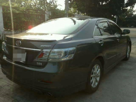 TOYOTA CAMRY HYBRID สีเทาดำ สภาพสวย ไม่มีช้ำ เครื่องดีไม่มีปัญหา ใช้งานมือแรก เดิมๆทั้งคัน