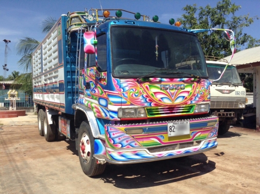 ขายรถพ่วง 22 ล้อ แม่.ลูก กระบะเหล็กกึ่งเกษตรดั้ม ISUZU 320 ปี.51 ลูก.57 รถสวย ราคาเบาๆแค่.2080000 สนใจลองคุยกันครับ