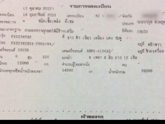 ขายรถพ่วง 22 ล้อ แม่.ลูก กระบะเหล็กกึ่งเกษตรดั้ม ISUZU 320 ปี.51 ลูก.57 รถสวย ราคาเบาๆแค่.2080000 สนใจลองคุยกันครับ
