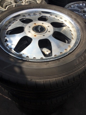 ขายล้อขอบ 18"แนว VIP 6รู139 ล้อนอกเดิมๆไม่มีซ่อม พร้อมยาง 225/60R18 Dunlop 050 ปี  12 ยางสวยกิ๊บ สภาพใช้ได้เลย สวยๆทั้งล้อทั้งยาง ขายด่วน 10,900 บาท สนใจโทร 062-121-  9299/088-022-3848 ดูล้แถวดอนเมืองครับ