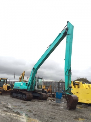 Kobelco SK200LC-6E (YQ09) เก่าญี่ปุ่น บูมยาว 15 เมตร รถสวยระบบดีครับ