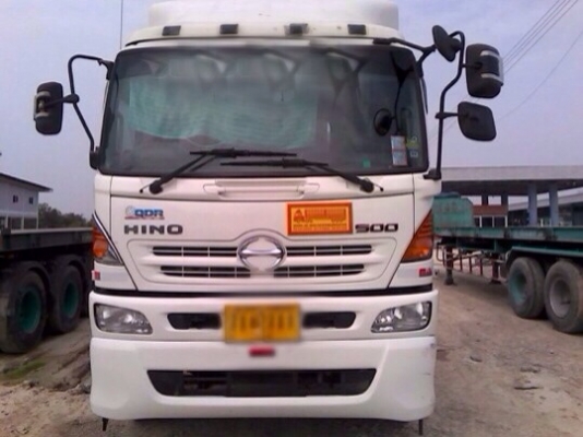 ขายด่วน  รถสิบล้อหัวลาก   พร้อมหางพื้นเรียบสามเพลา  hino  mega320  ปี50  พร้อมใช้งาน  เอกสารพร้อม