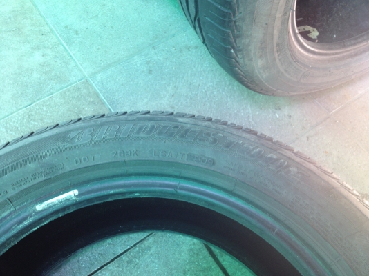 ขาย ยางรันแฟรต 205 55 16 บริตสโตน ปี09