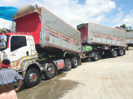 พ่วงแม่ลูก 360 ปี2556 เนียมดั้ม รถเดิมยกล้อหลังได้ สวยๆพร้อมใช้ครับ