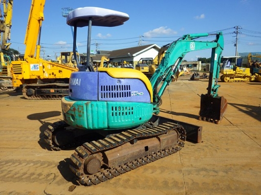 Komatsu PC35MR-1 เก่าญี่ปุ่น ปั้มนิ้ว แทรคเหล็กหุ้มก้อนยาง