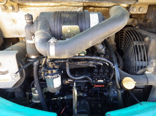 Komatsu PC35MR-1 เก่าญี่ปุ่น ปั้มนิ้ว แทรคเหล็กหุ้มก้อนยาง