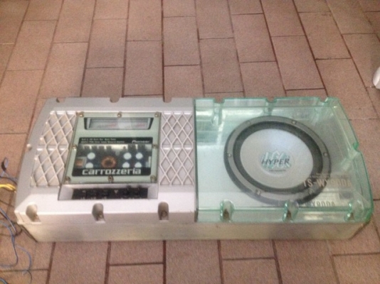 ตู้ SUB PIONEER TS WX900A 200 WATTS เก่าญี่ปุ่นเเท้สภาพดีเบสเเน่นๆ